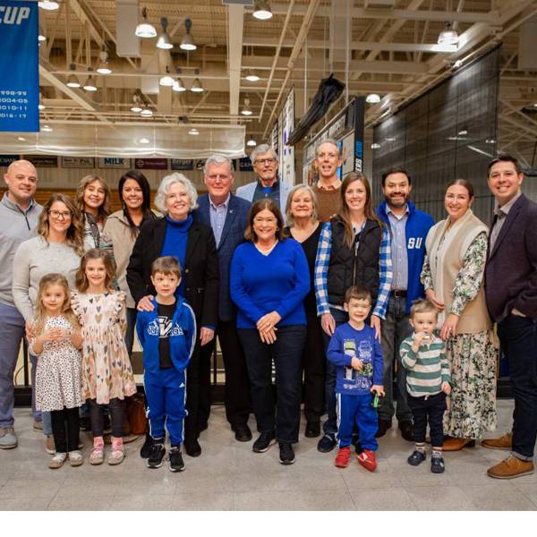 Haas family at court naming